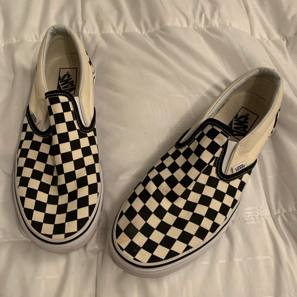 CHECKERED SLIP ON VANS